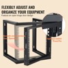 VEVOR 9U Wall Mount Rack, 150 lbs/68.04 kg Max Load Capacity, Open Frame Server Network Rack with Cage Nuts Screws, Carbon Steel, Black - 3 of 4