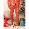 TATT 21 Men's Halloween Funny Printed Pumpkin Halloween Christmas Costume Trousers - 2 of 4