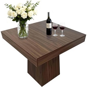 TackView Square Dining Table for 4-6, 31.5''Kitchen Table with Pedestal Base, Dinner Table for Small Space - 1 of 4