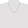 Black Bow Jewelry 2mm Sterling Silver, Solid Box Chain Necklace - 2 of 4