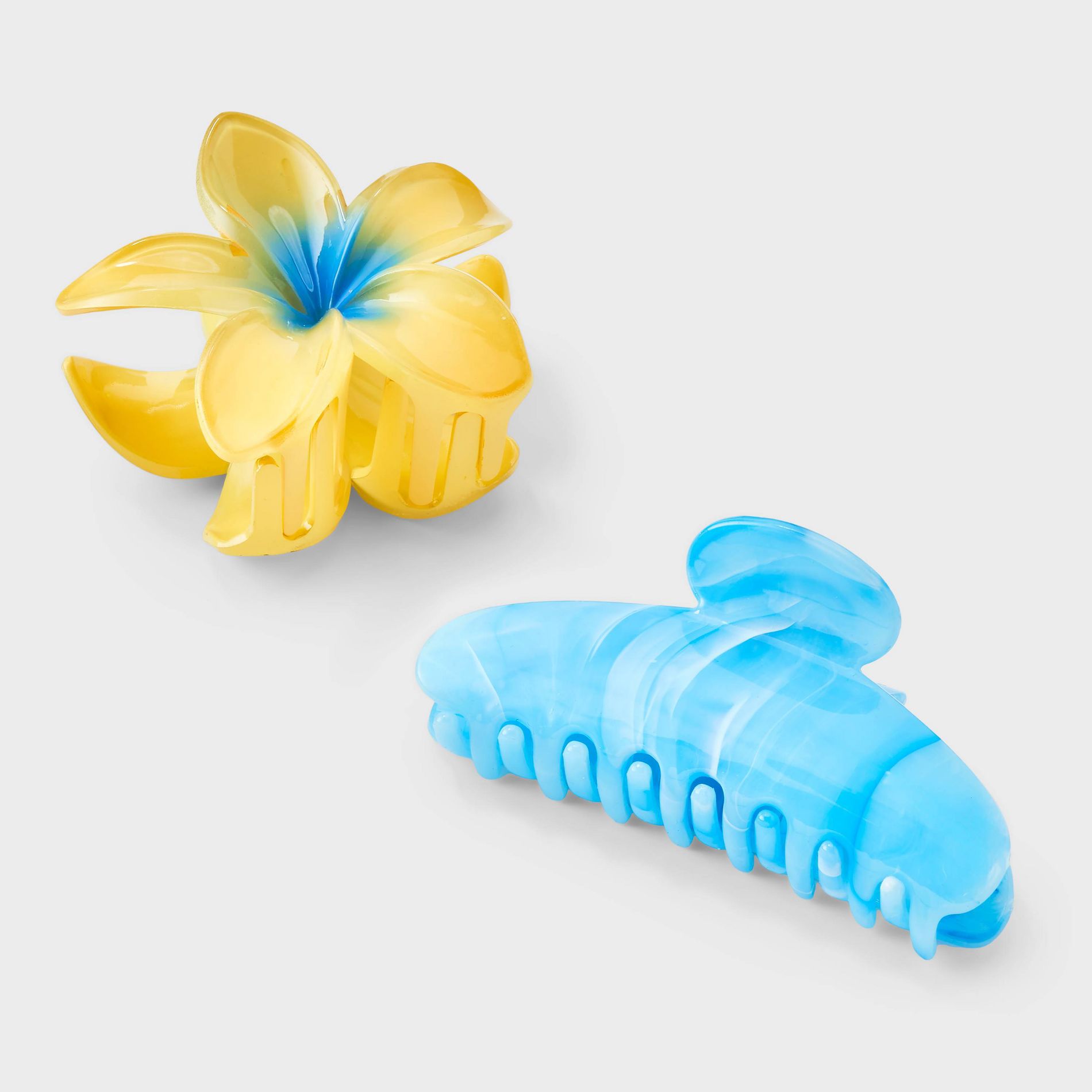 Hibiscus Claw Hair Clip - Wild Fable™ Yellow