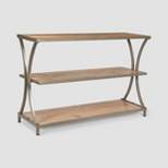Kimball Modern Industrial Console Table Natural - Christopher Knight Home