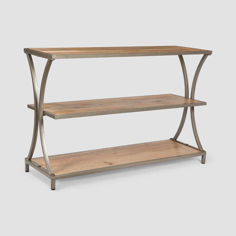 Kimball Modern Industrial Console Table Natural - Christopher Knight Home, 1 of 8