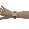 Olivia Pratt Rhinestone Accent Square Dial Metal Watch - 2 of 4