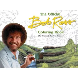 The Official Bob Ross Coloring Book - (Paperback)