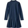 Lands' End Kids Long Sleeve Mesh Pleated Polo Dress - 4 of 4
