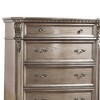 42" Northville Chest Antique Silver - Acme Furniture: 5-Drawer Wood Storage, Metal Glides, No Assembly Required - 4 of 4