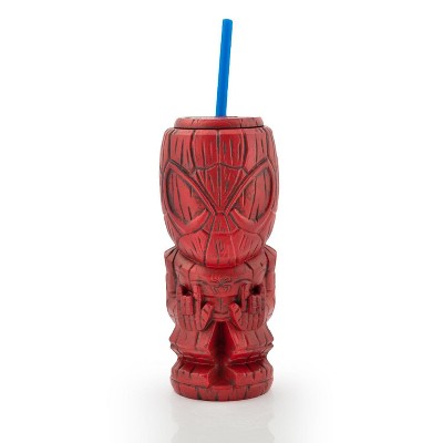 Silver Buffalo Marvel Spider-Man Miles Morales Plastic Water Bottle | Holds  28 Ounces