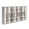 Stupell Industries Life's Simple At Lake House Sign Rustic Pattern, 13" x 30" - 3 of 4