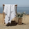 2pc Lucky Pestemal Beach Towel Gray - Linum Home Textiles: Lightweight, Quick-Dry, 69"x38" - 3 of 3