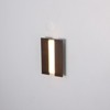 Rennnsan Zaffrie 11" W - Rectangle Wood Modern LED Flush Mount in Black - 4 of 4