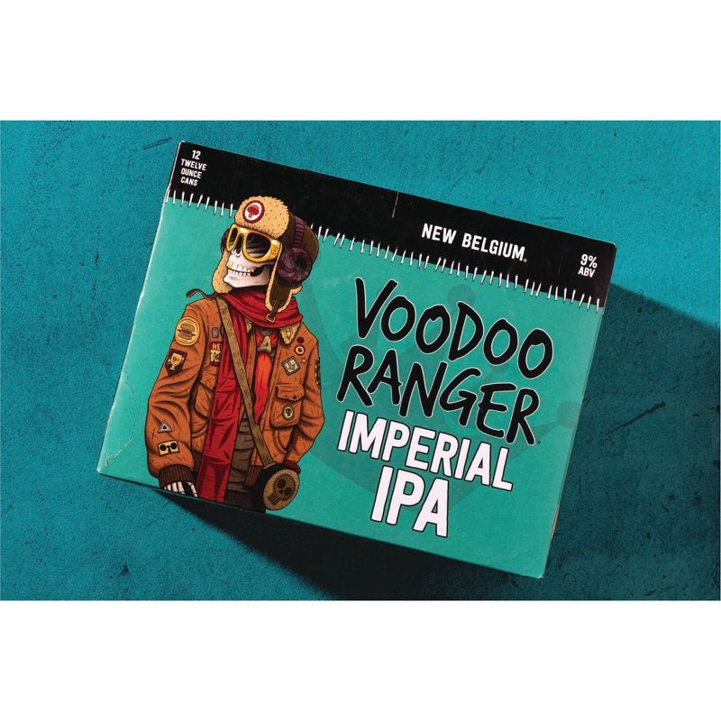New Belgium Voodoo Ranger Imperial IPA Beer - 12pk/12 fl oz Cans, 4 of 10