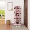 Spinning Shoe Rack, 360° Rotating Shoe Rack Tower, Freestanding Shoe Rack, Shoe Organizer For Entryway Doorway 7 Tiers - 4 of 4