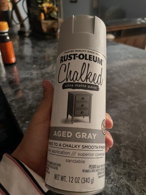 Rust-Oleum 12oz Chalked Ultra Matte Spray Paint Linen White
