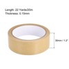 Unique Bargains Paper Adhesive Packing Tape for Masking Sealing Brown 3 Pcs - 2 of 4