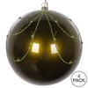 Vickerman Candy Glitter Curtain Ball Ornament - 4 of 4