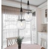 Cal 60W Cordoba Two Tone Glass Pendant with Chain - 4 of 4