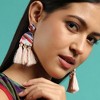 SOHI Women's Peach Orange The Jamaican Drop Earrings - 3 of 4