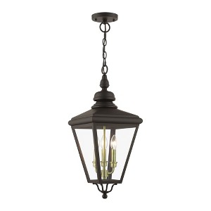 Livex Lighting Adams 3 - Light Pendant in  Bronze/Antique Brass - 1 of 4