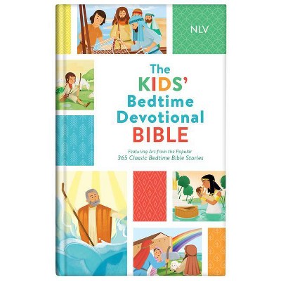 The Kids' Bedtime Devotional Bible - by  Compiled by Barbour Staff (Hardcover)