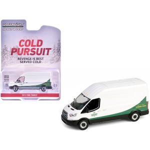 2015 Ford Transit Van White & Green "Cold Pursuit" (2019) Movie "Hollywood Series" Release 1/64 Diecast Model Cars by Greenlight - 1 of 4