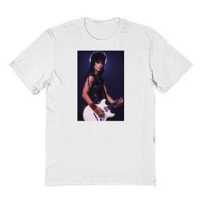 Joan Jett Men's Rocker Short Sleeve Graphic Cotton T-shirt