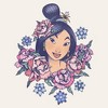 Men's Mulan Floral Portrait T-Shirt - image 2 of 4