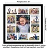 Americanflat 20x20 Collage Picture Frame  - Multi Picture Frames Fit One 8x10, Four 5x5 and Six 4x6 Photos or Use as One 20x20 Frame -- Black - 2 of 4