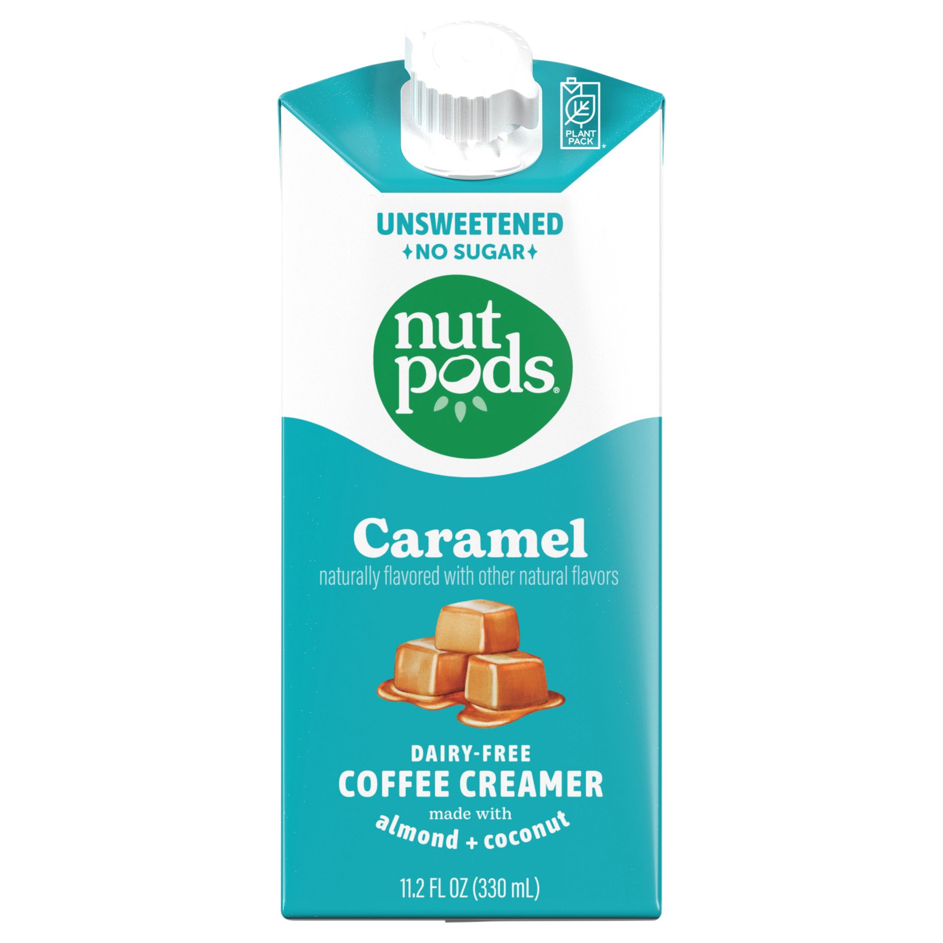 nutpods Unsweetened Caramel Creamer 11.2oz - Case of 12