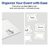 Avery Flexible Printable Name Tags, 2-1/3" x 3-3/8", White with Gold Border, 120 Removable Name Badges (08720) - 3 of 4