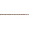 Black Bow Jewelry 1.4mm, 14k Rose Gold, Diamond Cut Solid Spiga Chain Bracelet, 7 Inch - 2 of 4