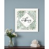 HomeRoots GOOD VIBES White Framed Print Wall Art - 2 of 3