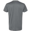 OUTSIDE THE WIRE Leatherneck for Life Grey Left Chest Eagle, Globe, and Anchor Established Performance T-Shirt- Black Logo - 2 of 3
