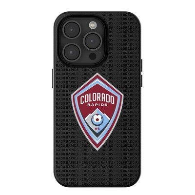Keyscaper MLS Western Conference Teams Text Backdrop MagSafe Compatible Cell Phone Case for Apple iPhone