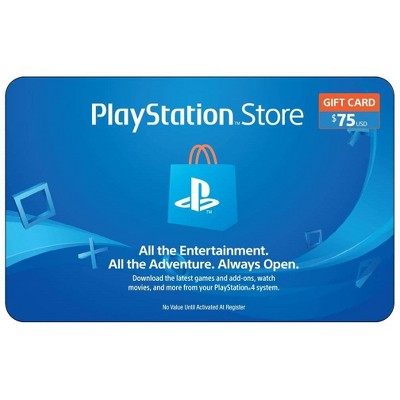 playstation card 75