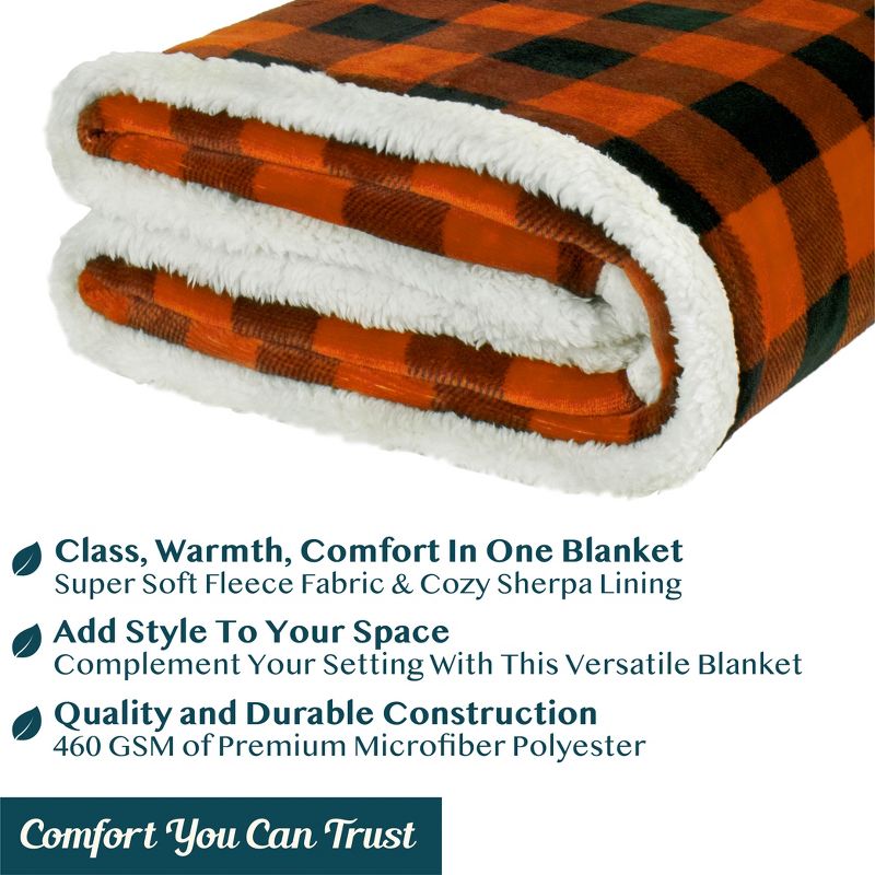 PAVILIA Soft Fleece Blanket Throw for Couch, Lightweight Plush Warm Blankets for Bed Sofa with Jacquard Pattern, 5 of 10