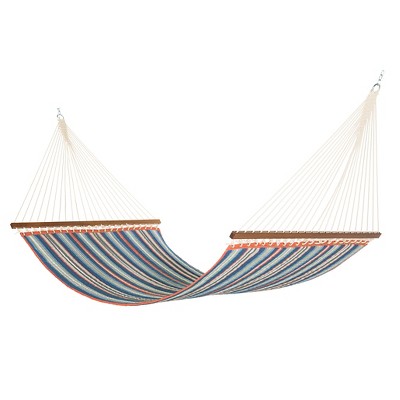 Key West Quilted Stripe Hammock - Blue