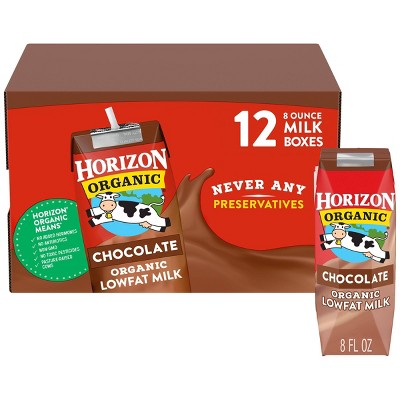 Horizon Organic 1% Lowfat UHT Chocolate Milk - 12ct/8 fl oz Boxes