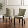 Lester 19" H Dining Chair With Nail Head Trim (Set of 2) - MCR4709 - Safavieh Couture - 3 of 4