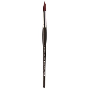 da Vinci TOP-ACRYL Red-Brown Brush, Synthetic, Acrylic & Oil, Round, Series 7785K, Size 12 - 1 of 3