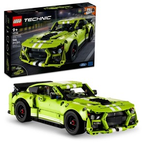 LEGO Technic Ford Mustang Shelby GT500 Building Set 42138 - Pull Back Drag Race Toy Car Model Kit - 1 of 4