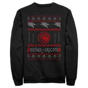 Men's Game of Thrones Christmas Mother of Dragons Sweater Sweatshirt - 1 of 4