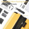 Whisen 20"/24"/28" 3-Piece Expandable ABS Hardshell Luggage Set with Double Spinner Wheels & TSA Lock - 4 of 4