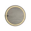 ChicFurnit Bathroom Vanity Mirrors Round Frame Wall Mirror Anti Fog Mirror Decorative Wall Mirrors for Bathroom, Silver, 27.56"*4.1"*27.56" - 2 of 4