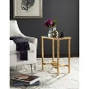 Mita End Table - FOX2581A - Gold/Mirror - Safavieh Couture - 2 of 4