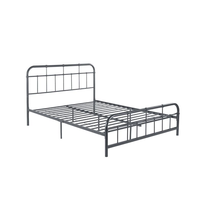 Queen Berthoud Industrial Iron Bed - Christopher Knight Home, 1 of 9