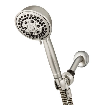 7 Mode Power Pulse Hand Held Single Shower Head Brushed Nickel - Waterpik