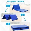 BestMassage 4-Panel Folding Gym Exercise Mat  2" Thick  PU Leather Tumbling Mat - 3 of 4
