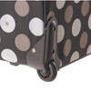 Rockland Escape 4-Piece Softside Upright Luggage Set Telescoping Handles Black Dot (14/19/24/28) - 3 of 4