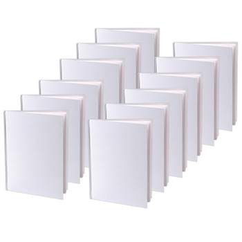 Ashley Hardcover Blank Book 6" x 8" Portrait White Pack of 12 (ASH10700-12)